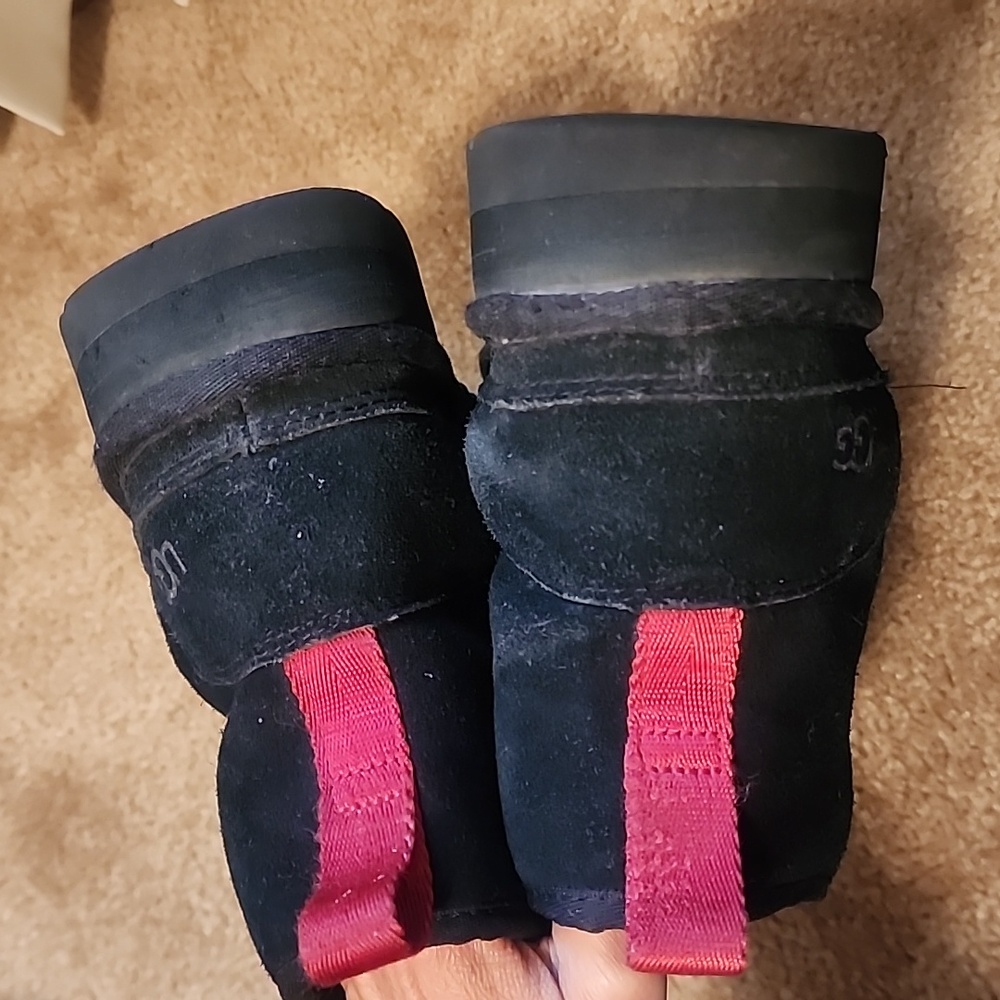 UGG Black Winter Boots with Red Accents - Picture 7 of 13